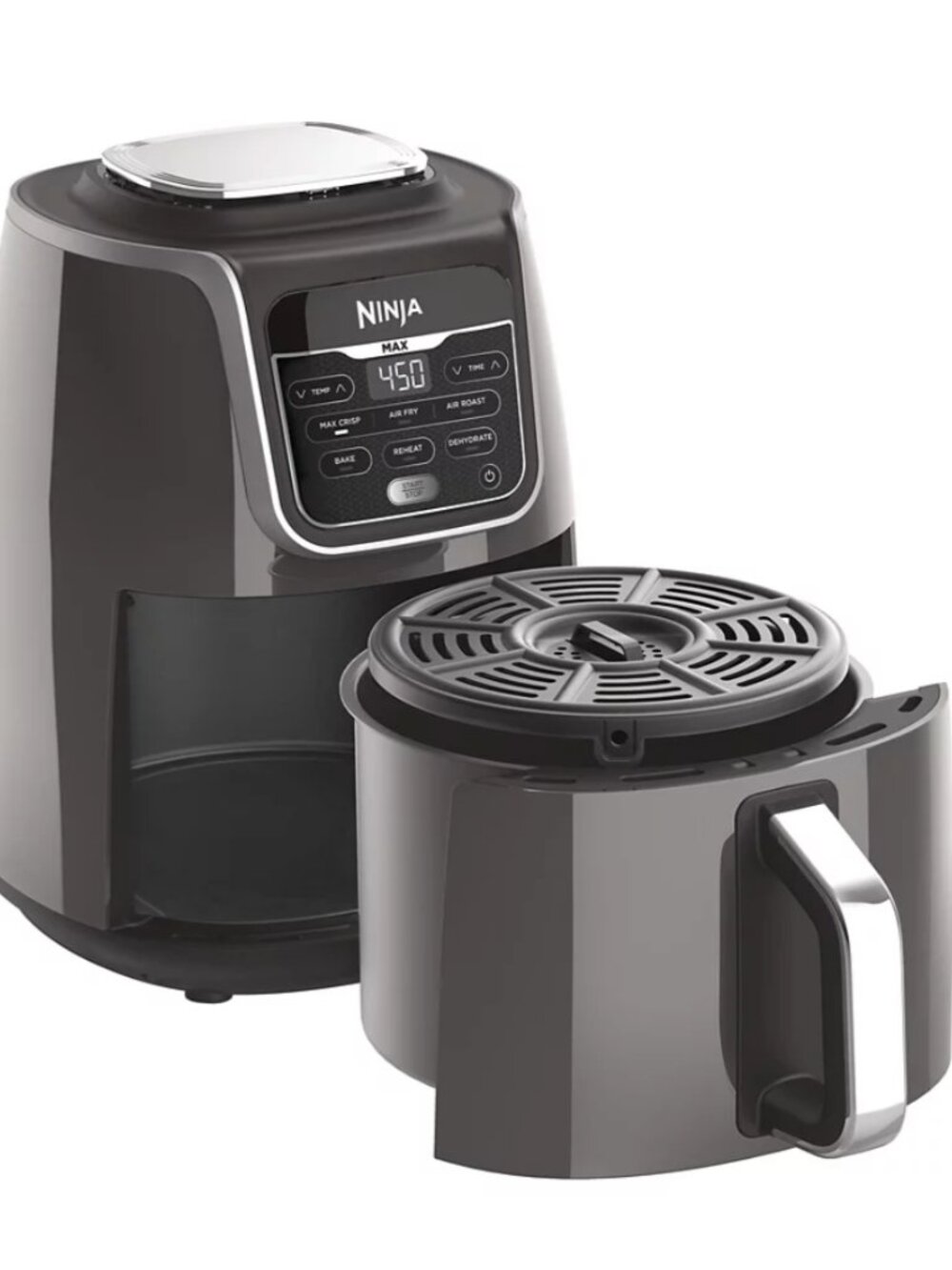 Ninja AF161 Air Fryer Max XL 5.5 QT Grey Lightly Used